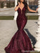 Sexy Mermaid V-neck Maxi Long Party Prom Dresses,Evening Dresses,WGP343
