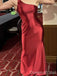 Popular Red One-shoulder Mermaid Long Formal Gown to Impress,WGP1930
