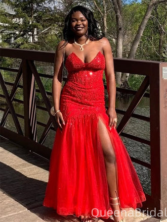 Sexy Red Sweetheart Mermaid Long Formal Gown to Impress,WGP1912