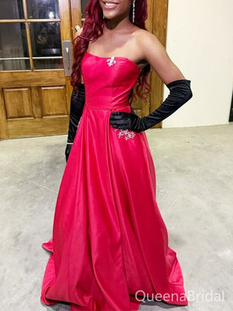 Sexy Red A-line Sweetheart Long Formal Gown to Impress,WGP1833