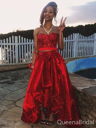 Sexy Red Sweetheart A-line Long Formal Gown to Impress,WGP1802