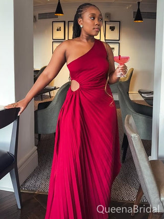 Elegant Red A-line Long Formal Gown to Impress,WGP1778