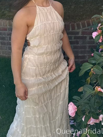 Popular White A-line Long Formal Gown to Impress,WGP1916