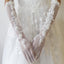 Light ivory beaded wedding gloves / bridal lace gloves / floral appliques is for sale. Sold By pair ,TYP0547