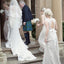 Round Neck Open Back Chiffon Long Cheap Bridesmaid Dresses Online, QB0137