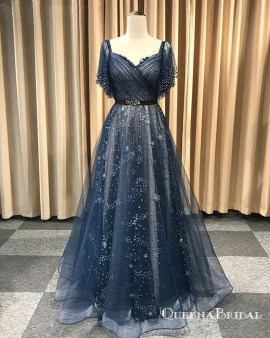 unique inexpensive prom dresses Unique Design A-line Prom Dresses Long, Simple Cheap Prom Dresses