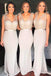 V Neck Mermaid Grey Long Cheap Bridesmaid Dresses Online, WG259