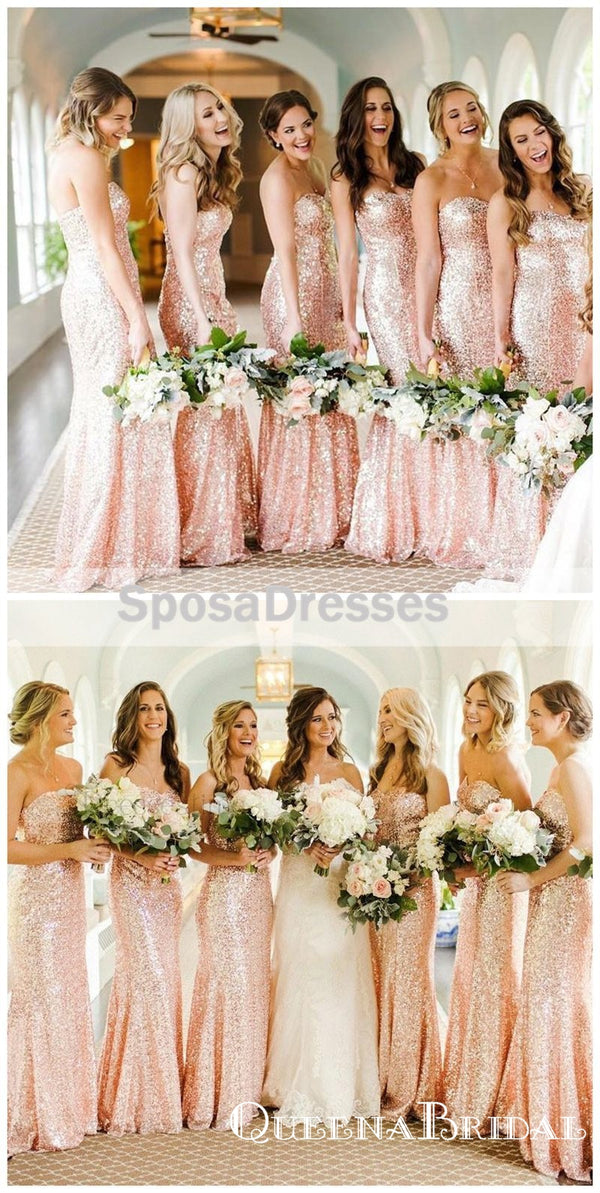 rose gold and red bridesmaid dresses Red Bridesmaid Dresses & Gowns