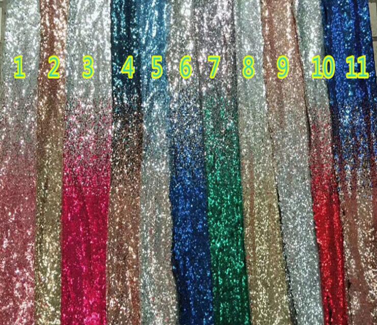 Two Pieces High Neck Obrem Sequin Mermaid Long Cheap Prom Dresses, PDS0094
