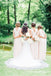 Charming Illusion Neck Off Shoulder Long Cheap Lace Wedding Dresses, QB0854