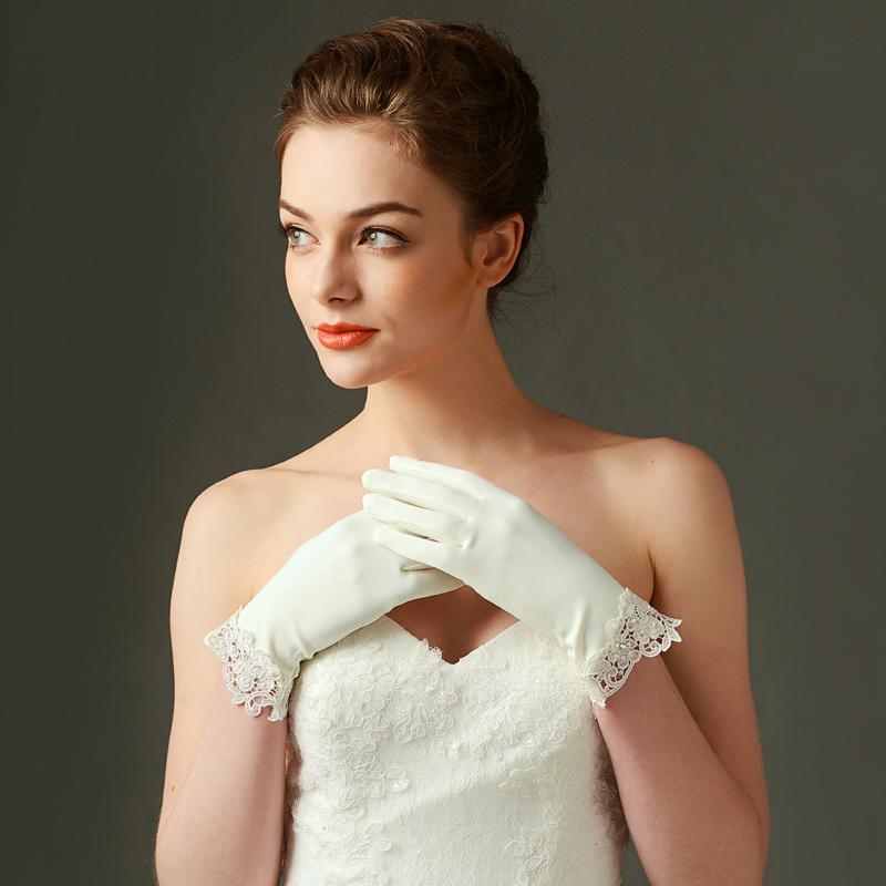 Christian Wedding Bridal Gloves Accessories India G-9 | GownLink