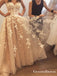 A Line Prom Dress Modest Cheap Simple Lace Long Prom Dresses, QB0787