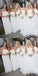 Sexy Sweetheart Sleeveless Long Cheap White Chiffon Bridesmaid Dresses Online, QB0201