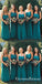Sleeveless Spaghetti Straps Empire Ruffles Chiffon Bridesmaid Dresses, QB0742