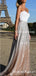 Sweetheart Charming Elegant Sparkly Silver Champagne Oberm A-line Long Cheap Evening Prom Dresses, PDS0023