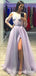 A Line Tulle Prom Dress Modest Cheap Long Simple Prom Dresses, QB0786