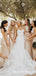 Elegant Straps Sequins Long Cheap Backless Bridesmaid Dresses, QB0880