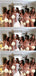 Spaghetti Straps Sleeveless Side Slit Sequin Long Bridesmaid Dresses, QB0677