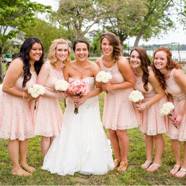 Cute short bridesmaid dresses top