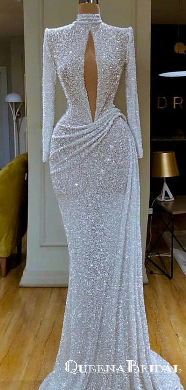 open chest prom dresses Open-Back Long Halter Prom Dress with Sash