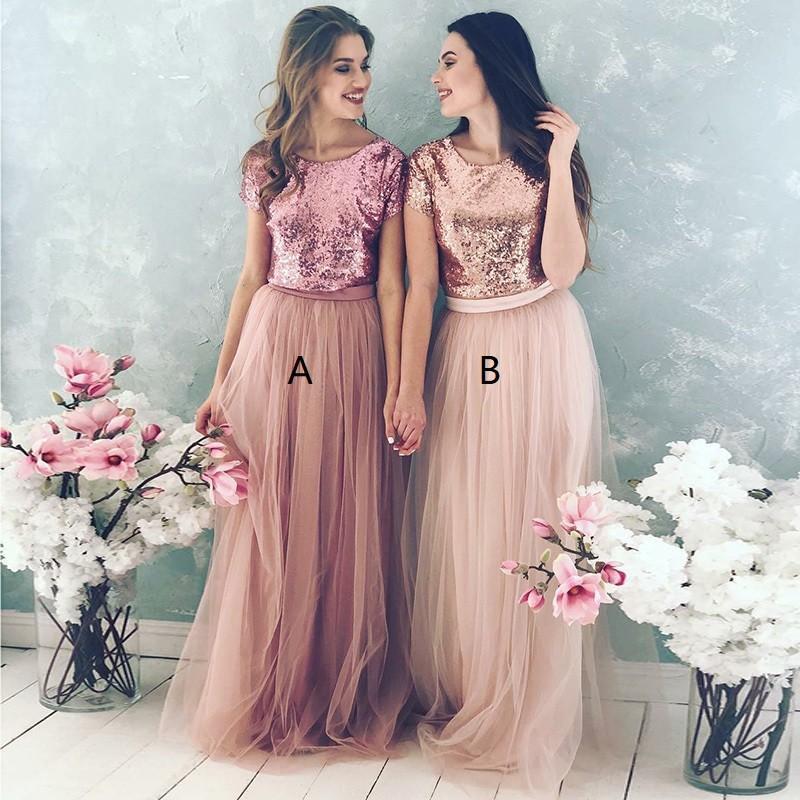 bridesmaid dress sequin bodice Stunning Sequin Bridesmaid Dresses for Every Season Kennedy Blue