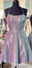 Charming Sleeveless Criss Cross Sparkle Short Homecoming Dresses, QB0882