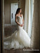 Elegant Sweetheart Off-White Lace Mermaid Long Cheap Wedding Dresses, WDS0010